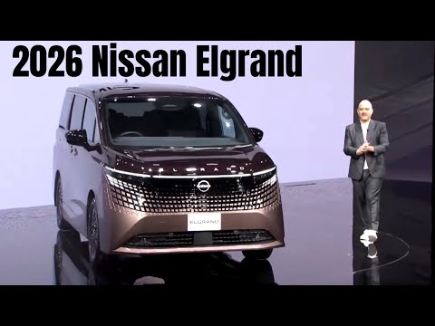 Видео: Nissan Elgrand 2026 года представлен на выставке Japan Mobility Show 2025