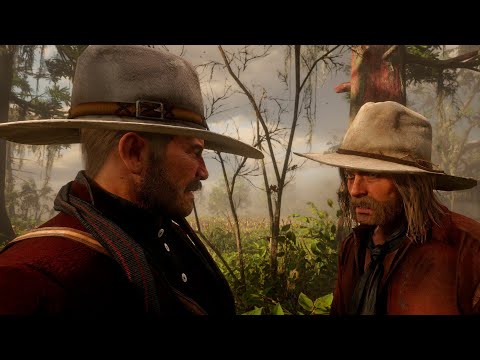 Видео: Мика реагирует на присутствие Артура в лагере | Red Dead Redemption 2
