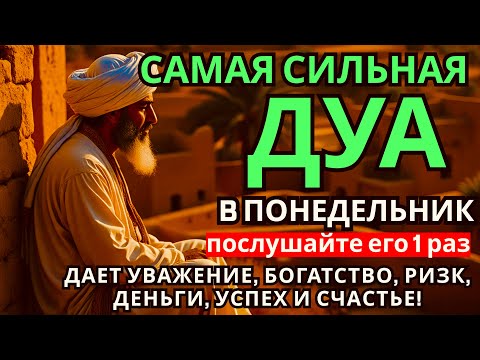 Видео: ✅ САМАЯ СИЛЬНАЯ Дуа В понедельник Очень сложные проблемы будут решены #дуа 