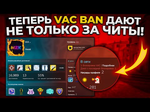 Видео: VAC БАН ДАЮТ НЕ ТОЛЬКО ЗА ЧИТЫ? 🔥 (CS:GO)