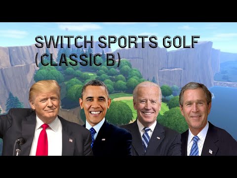 Видео: Президенты США играют в гольф Switch Sports (классический B) — часть 2