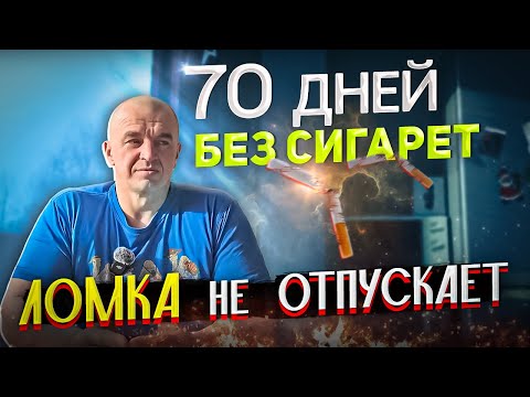 Видео: 70 ДНЕЙ БЕЗ СИГАРЕТ , БЕЗ НИКОТИНА. ЛОМКА НЕ ОТПУСКАЕТ