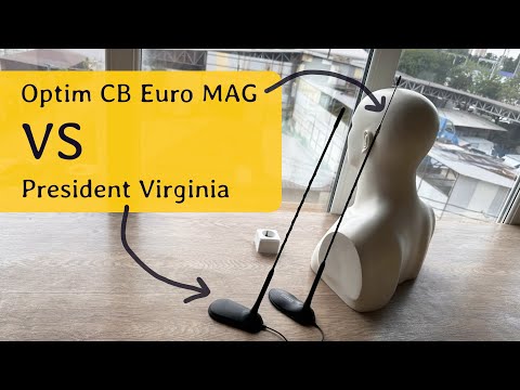 Видео: Антенна Optim CB Euro Mag заменит President Virginia?