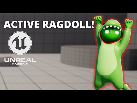 Видео: Как создать активную тряпичную куклу (вроде Gang Beasts) в Unreal Engine 5