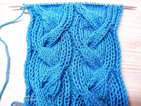 Видео: Шикарная коса для кардиганов и свитеров. Вязание спицами.