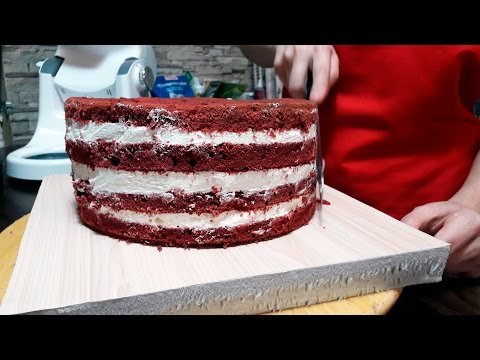 Видео: Красный бархат и крем Чиз рецепт / Red velvet and cream cheese recipe - Я - ТОРТодел!