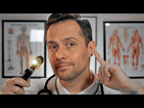 Видео: АСМР Быстрый Осмотр Ушек и Проверка Слуха у Доктора Детектеда