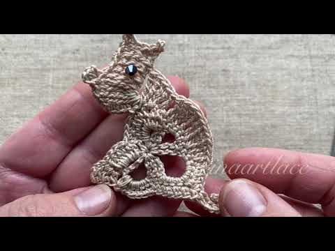 Видео: 🐶 Как связать собаку крючком Вязаная аппликация Crochet dog