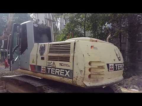 Видео: Гусеничный экскаватор Terex TX210LC – продается на HEAVY FAIR! Видео диагностика экскаватора