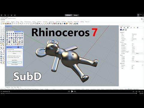 Видео: Конвертация NURBS модели в SubD через QuadRemesh. Rhinoceros 7