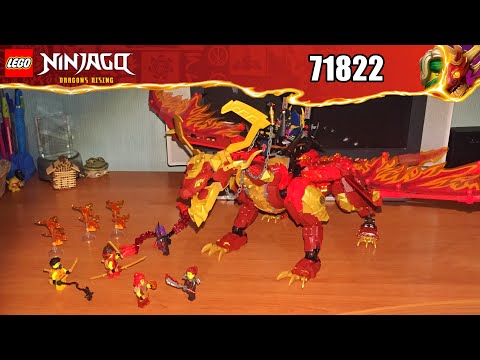 Видео: Обзор LEGO Ninjago Dragons Rising 71822 Перводракон Движения