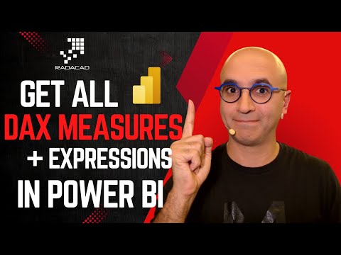 Видео: Получить список всех мер Power BI DAX и их выражений