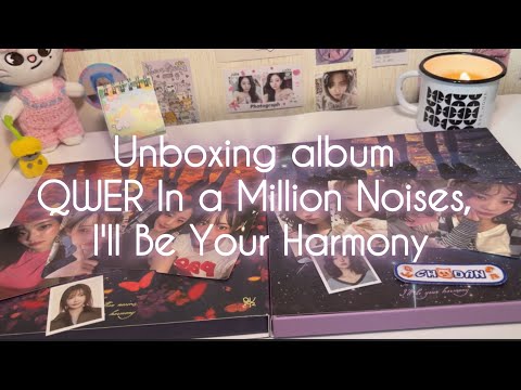 Видео: 🫧Распаковка альбома QWER In a Million Noises, I'll Be Your Harmony | unboxing QWER album