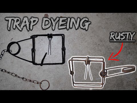 Видео: Восстановление старых ржавых ловушек | Краска для ловушек Conibear