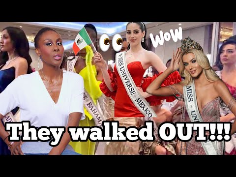 Видео: Участницы конкурса «Мисс Вселенная» покинули конкурс после бурной перепалки организаторов с «Мисс...
