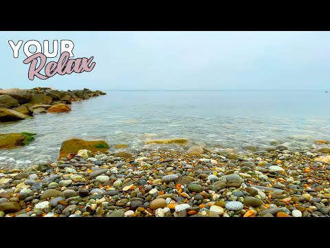 Видео: Нежный шум моря. Звуки морских волн для релаксации и сна. 10 Часов видео в 4K.