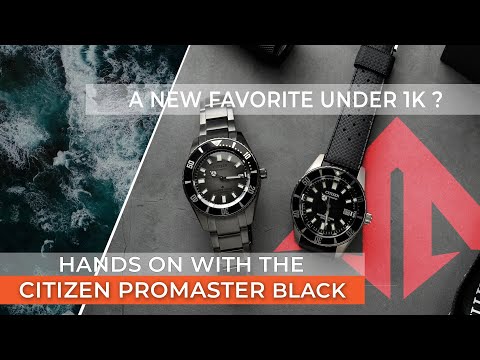 Видео: Знакомьтесь с новыми дайверскими часами Citizen Promaster. Модель Fujitsubo Black Super Titanium.