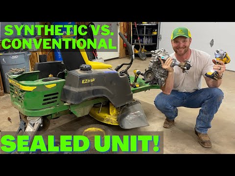 Видео: Замена масла в герметичной гидропередаче с нулевым поворотом! + Синтетическое масло против обычного