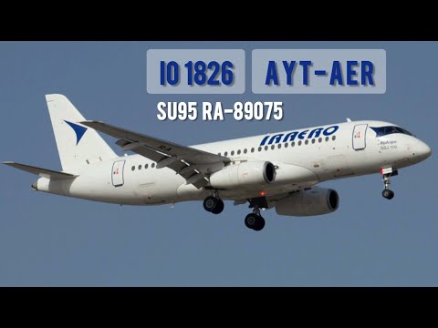 Видео: IO1826 l LTAI (Анталья) - URSS (Сочи) l SSJ-100 Ramzess l X-Plane 11