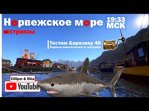 Видео: Тестим Борелику 40 • Гига-джиг, Пилкер, Ставки • СТРИМ  Русская Рыбалка 4 • Норвежское Море