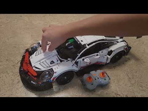 Видео: Моторизация Porsche 911 из набора LEGO Technic 42096 (версия 1)