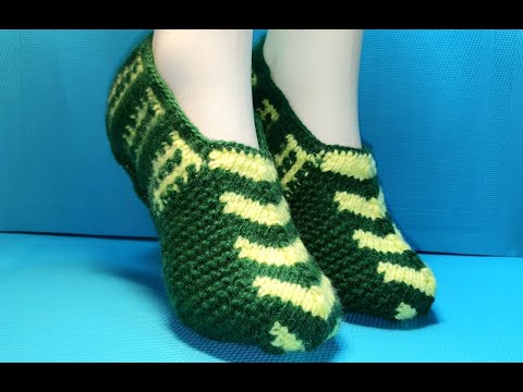 Видео: #450 БЕСШОВНЫЕ ТАПОЧКИ СПИЦАМИ. МАСТЕР КЛАСС.