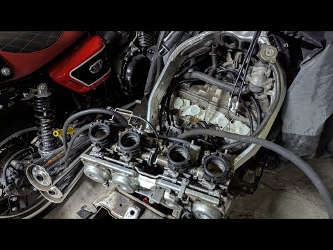 Видео: Мотодневник Honda CBR400RR NC23 Карбюраторы снятие разборка чистка сборка