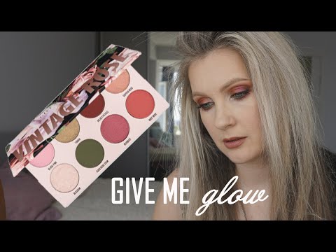 Видео: Обзор палетки Vintage Rose от Give me glow! +2 макияжа