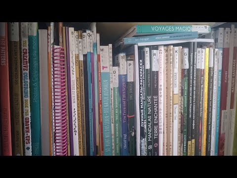 Видео: Разбираем вместе коробки с забытыми раскрасками - моя "скамейка запасных"