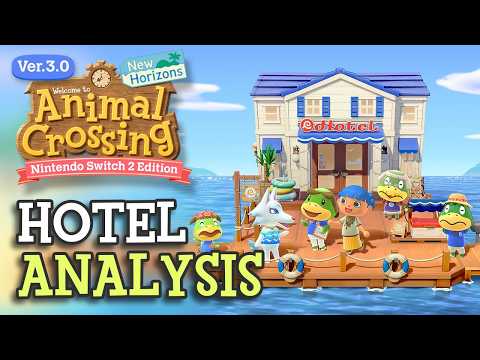 Видео: Обновление ACNH 3.0 — АНАЛИЗ ОТЕЛЕЙ и секретные подробности, которые вы пропустили!