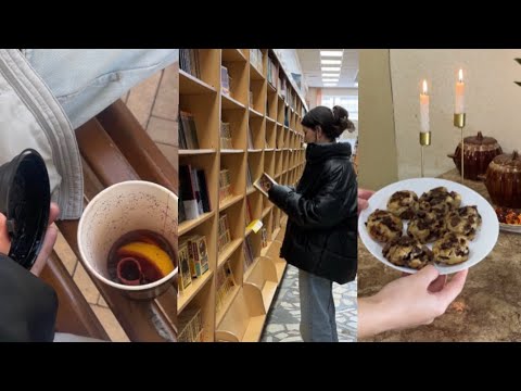 Видео: Осенний влог🍁 | книжный магазин | печенье с шоколадом🍪 | мясной пирог🥧