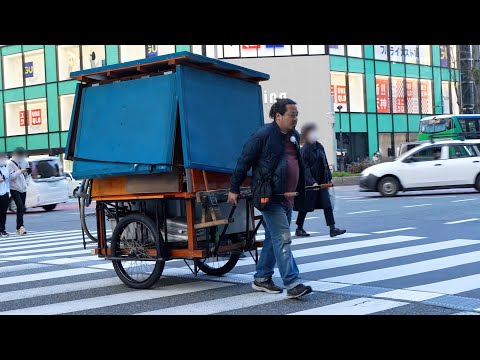 Видео: Японские киоски заполнены каждый день! Популярные киоски с едой из Одена в Фукуоке, Япония