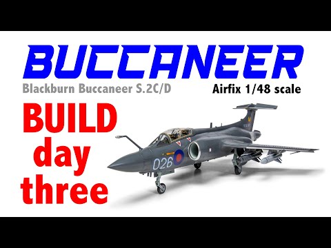 Видео: BUCCANEER Airfix 2022, совершенно новые инструменты, масштаб 1/48 — сборка, день третий — фюзеляж...