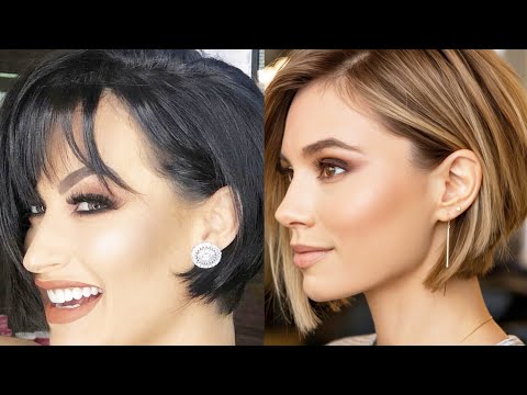 Видео: Последние 50 изображений коротких и длинных стрижек боб-пикси для женщин