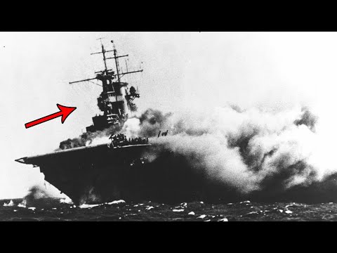 Видео: Самый защищённый АВИАНОСЕЦ ЗАТОНУЛ от ОДНОЙ торпеды за 40 минут!