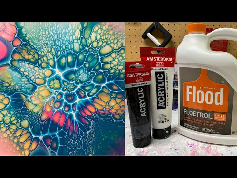 Видео: #91 Blooms Technique - Активатор клеток Floetrol из 2 ингредиентов США |  Акриловая заливка
