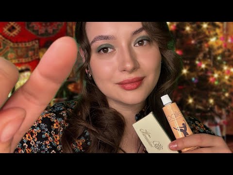 Видео: АСМР макияж на Новый Год (советская эстетика) | ASMR New Year makeup (USSR aesthetics) 🍊