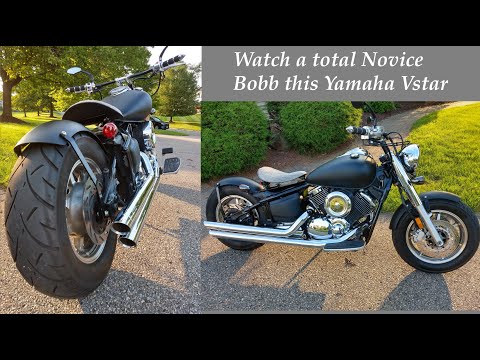 Видео: Комплект Blue Collar Bobber на моем Vstar 1100