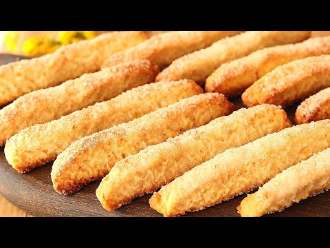 Видео: ОНИ ИСЧЕЗНУТ через 1 Минуту! 🍋Можно печь хоть КАЖДЫЙ ДЕНЬ! Хрустящие ЛИМОННЫЕ ПАЛОЧКИ к ЧАЮ!