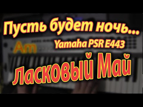 Видео: Пусть будет ночь on Yamaha PSR E443