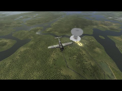 Видео: Ил 2 Штурмовик. Прохождение миссии FW-190A8 (Mistel)