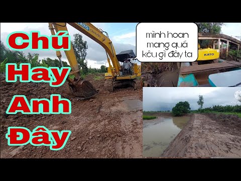 Видео: Западный экскаватор _ Экскаватор Като производит почву, мне называть его дядей или братом?🤣