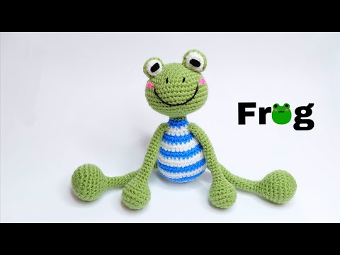 Видео: 🐸🐸Как связать милого лягушонка крючком за один день! #amigurumi