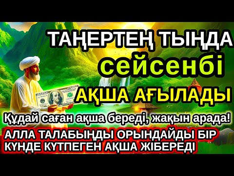 Видео: Тыңда Өте күшті дұға сейсенбі, Алла бір күнде ойламаған ақша байлық жібереді, ризығың көбейеді