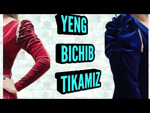 Видео: YENG BICHIB TIKAMIZ. КРОЙ И ШИТЬЕ РУКАВА.   23 декабря 2021 г.