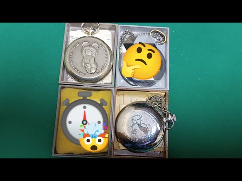 Видео: Редкие и очень редкие карманные часы "Молния" - Олимпиада.