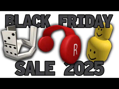 Видео: Распродажа Roblox Black Friday 2025