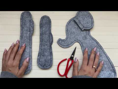 Видео: 🇺🇦Утюжим и набиваем тело слоненка Тильда из фетра #3 | Tilda Elephant Sewing