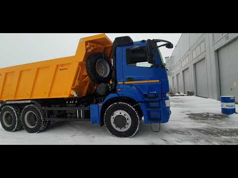 Видео: Перегнал камаз 6580 (самосвал) в г. Санкт-Петербург