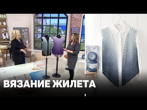 Видео: Вязание Жилета из Alize Superlana Midi Ombre Batik